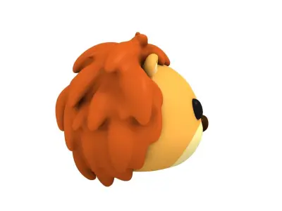 Lion Head 3D model