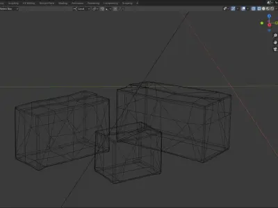 Cardboard Boxes - PBR Game Ready  Low-poly 3D model