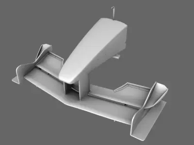 F1 2000 Front Nose Wing Free 3D model