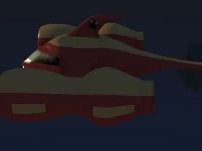 Stinger Aircraft 3D model