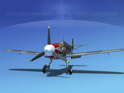 Messerschmitt BF-109 V14 3D model
