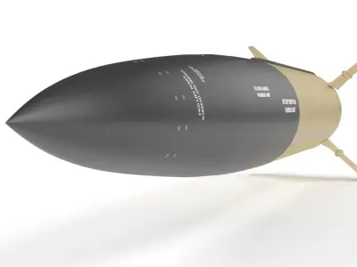 Lockheed Martin Mgm 140 Atacms 2 Tactical Missile 3D model