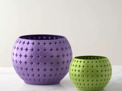 A planter 3D print model
