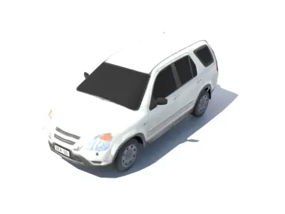 Honda SUV low poly Low-poly 3D model