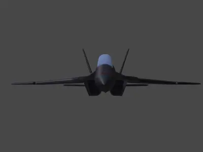 FA 18 Super Hornet  Low-poly 3D model