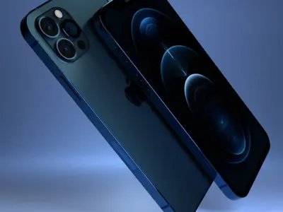 iPhone 12 pro model all colors 3D model