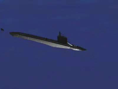 SSN SEAWOLF sub model 3D model