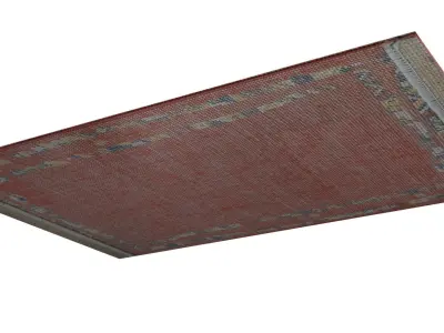 Turkish House Carpet Free low-poly 3D model