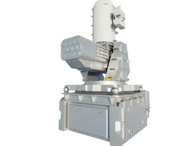 SeaRam Ship Defense System Free low-poly 3D model