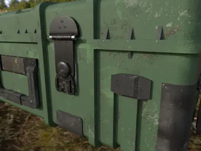 Military Crate - Game Ready Asset Low-poly 3D model