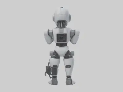 Robot version of a photographer model 3D model