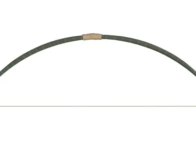 Bow of arrow 1 Low-poly 3D model