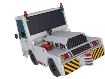 Aircraft Tow Tractor Generic 3D model