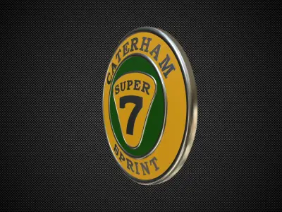 caterham logo 3D model