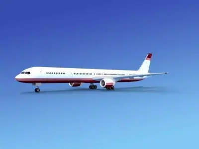 Boeing 757-300 Corporate 3 3D model
