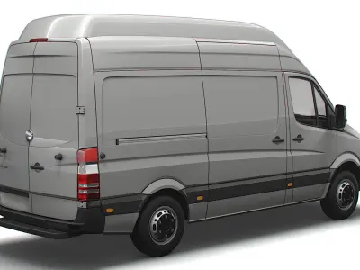 Freightliner Sprinter Cargo Van L2H3 2009 3D model