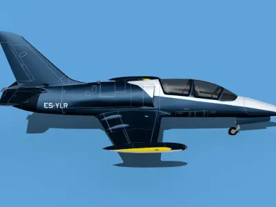 Aero Vodochody L-39C Albatross V09 3D model