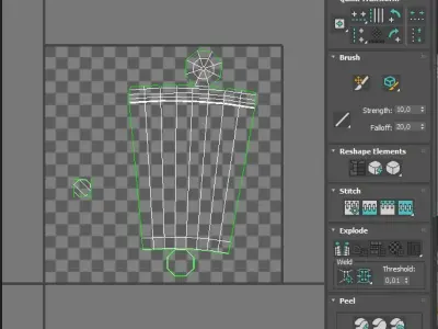  friends bench 3D model