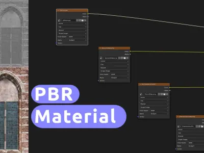 Gothic Window - Second Type 3D model