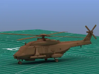 NH90 Helicopter 3D Print 3D print model