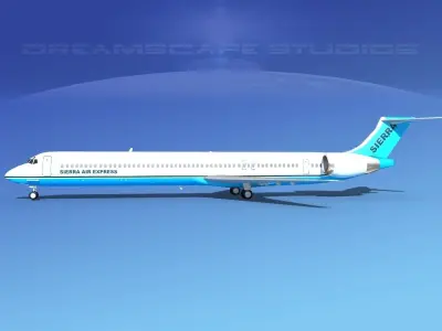McDonnell Douglas MD-90 Sierra Air Express 3D model