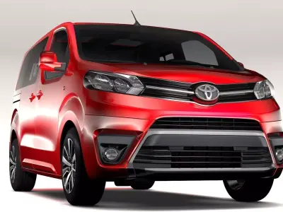 Toyota ProAce Verso L1 2017 3D model