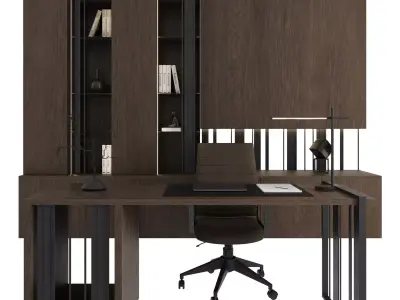 Workplace 002 3D model purchase
