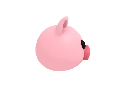 Pig Head 3D model