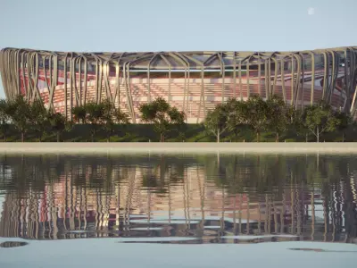 Bird Nest Stadium 3D model