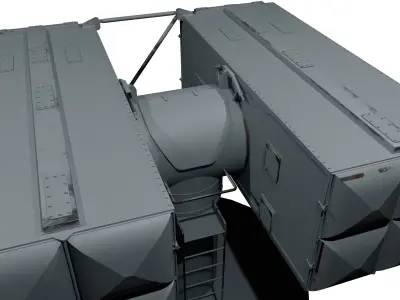 RIM-7 Sea Sparrow Free low-poly 3D model