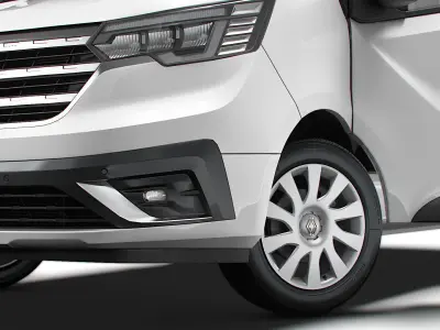 Renault Trafic Van L1H2 HQInterior 2024 3D model