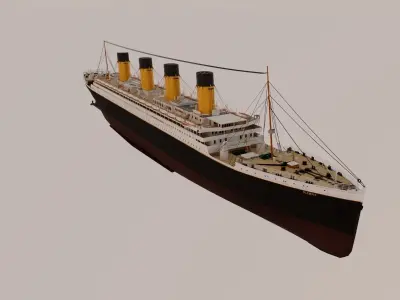  Olympic Class Liners 3D Model Collection