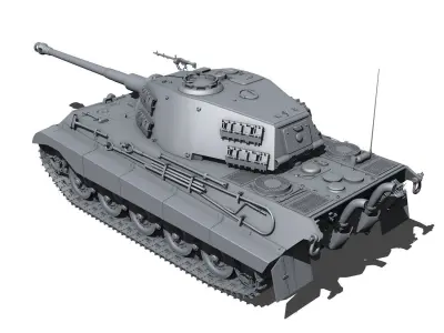 Panzerkampfwagen VI - Ausf B - King Tiger  3D model