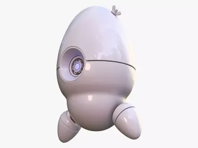SciFi Egg Companion Droid M1 3D model