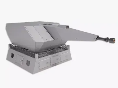 35MM Oerlikon Millenium Gun 3D model 3D model