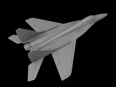 MIG-29 FULCRUM SCALE 1-72 PRINTABLE STL FILES 3D print model