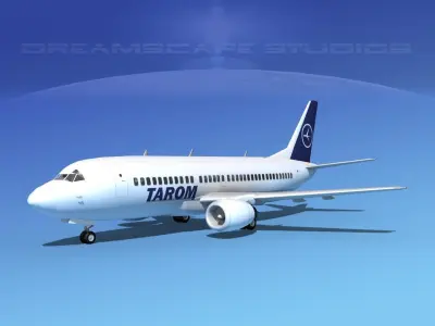 Boeing 737-300 Tarom 3D model