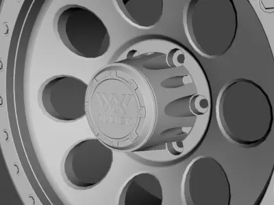 WHEEL BASED ALLIED RATTLER BEADLOCKS 3D model