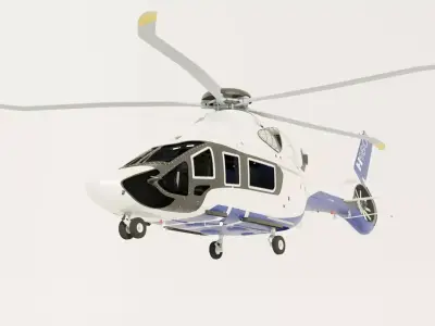 Airbus Helicopters H160 animated  3D model