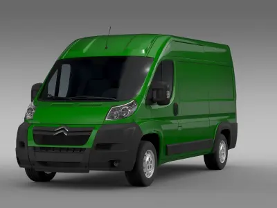 Citroen Relay Van L2H2 2006-2014 3D model