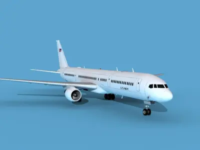 Boeing C-32A US Navy V02 3D model