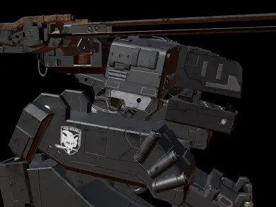 Metal Gear Rex Stealth Model 3D model