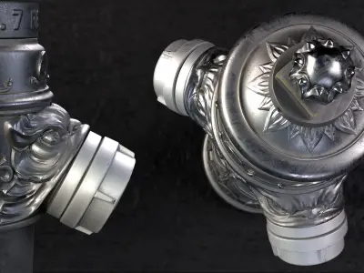 London Vintage  Fire Hydrant 3D model