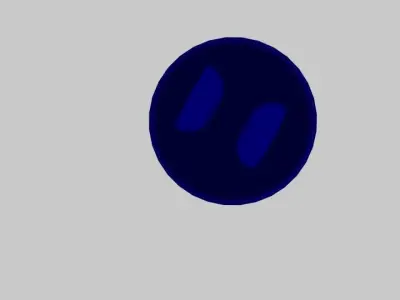 Police Siren Low-poly 3D model