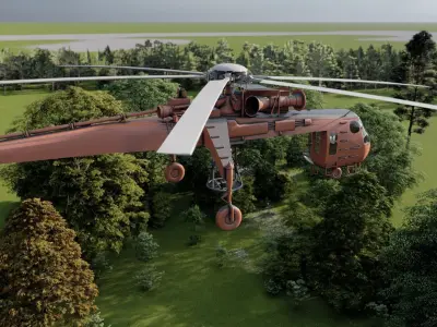Sikorsky Chopper 3D model