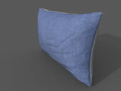 Cushion furniture Low-poly 3D model order