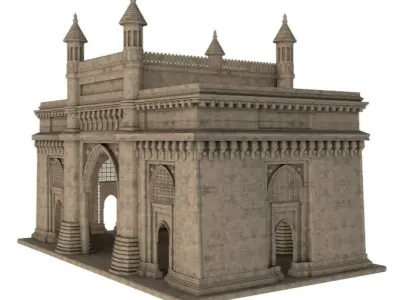 Mumbai The Gateway Of India 3D model