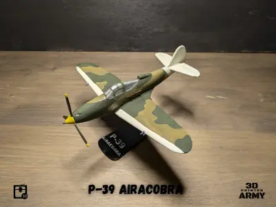 Bell P-39 Airacobra - STL files for 3D printing  3D print model