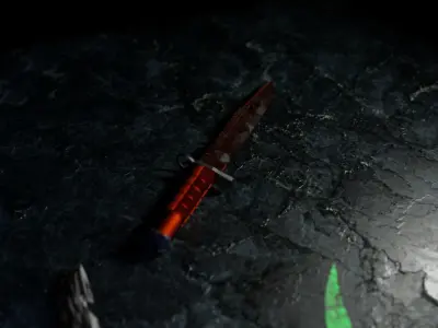 I made all the knives in cs go Low-poly 3D model