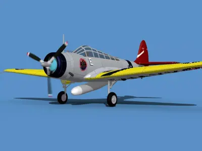 Douglas TBD-1 Devestator V03 3D model